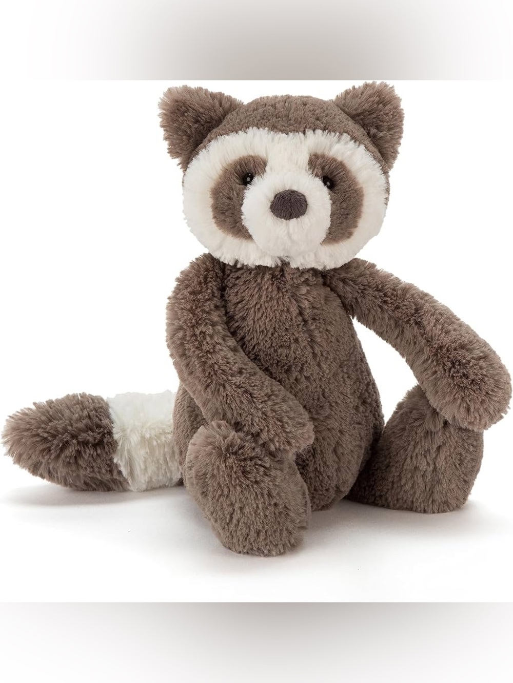 Jellycat Raccoon Brown and Cream Plush (retired)